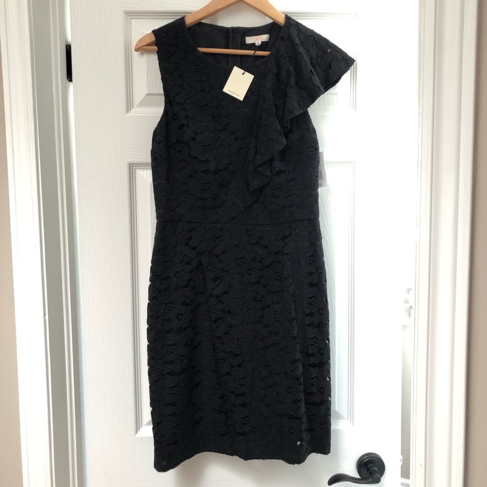 Trina Turk black lace dress